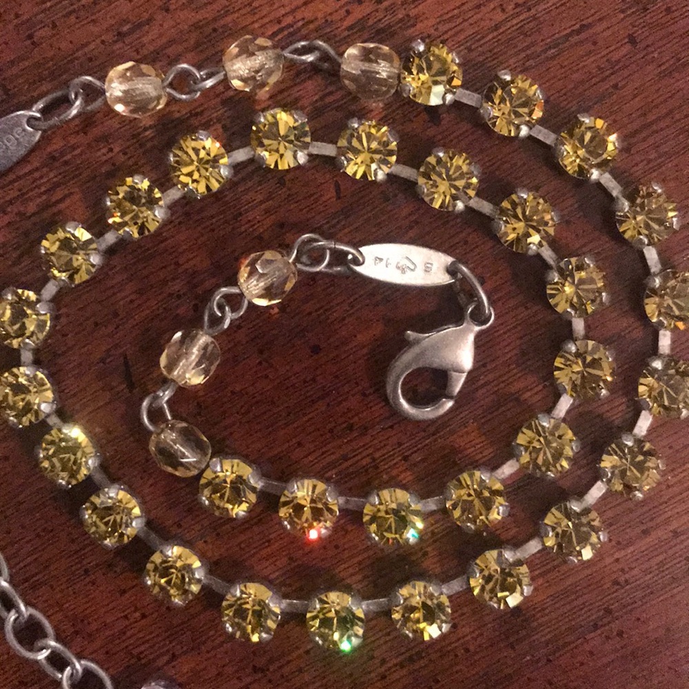 Sabika Spring 14 Vintage Fun Choker in Yellow